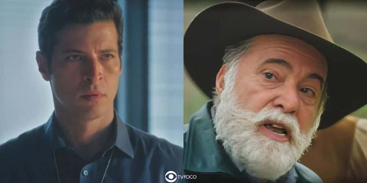 Marino e Antônio em Terra e Paixão (Foto: Reprodução / Globo / Montagem TV Foco)