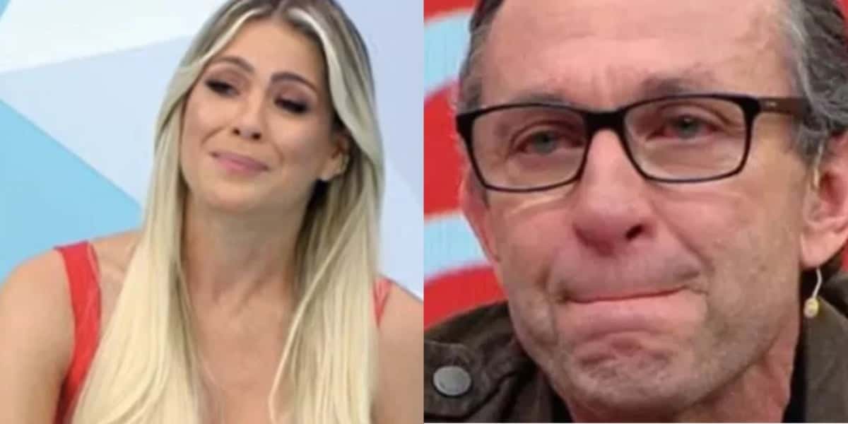 Renata Fan e Neto choraram na TV (Foto: Reprodução/ Internet)