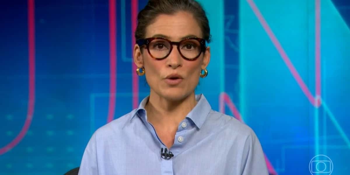 Renata Vasconcellos é a comandante do Jornal Nacional (Foto: Reprodução/ Internet)