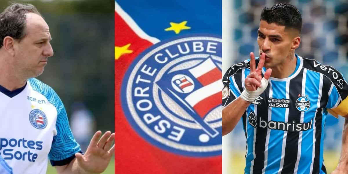 Bahia se arma até os dentes para ter parceiro de Suárez como reforço - Foto/Montagem