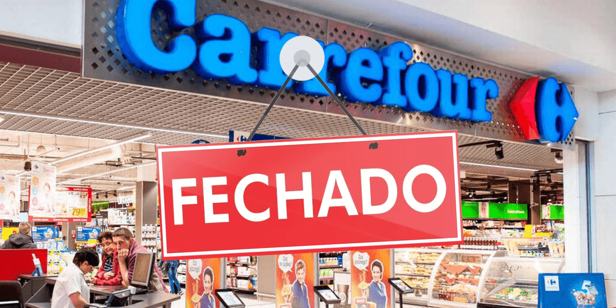 Unidades do Grupo Carrefour são fechadas (Foto: Reprodução, O Globo)