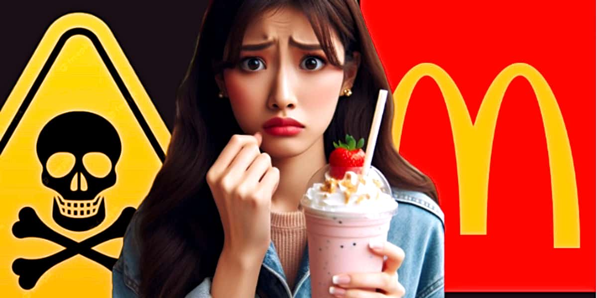 Milkshake, rival do McDonald's, foi autuado após mortes por bactéria (Foto Reprodução/Montagem/Tv Foco)