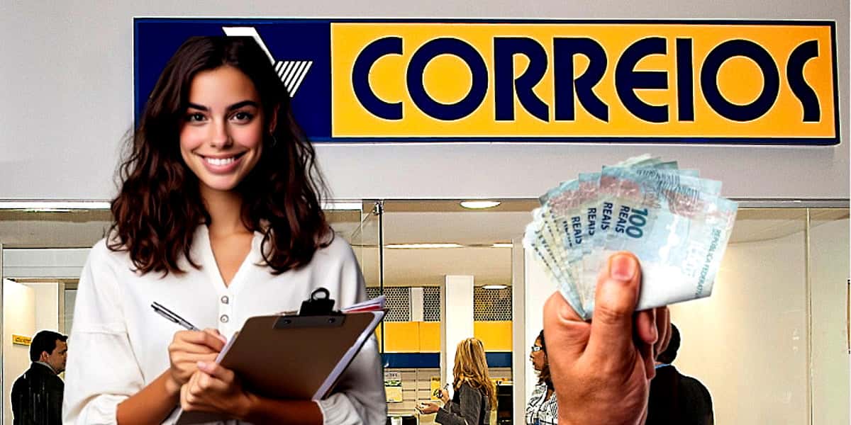 Correios abre vagas de concurso com ótima remuneração e benefícios (Foto Reprodução/Montagem/Tv Foco)