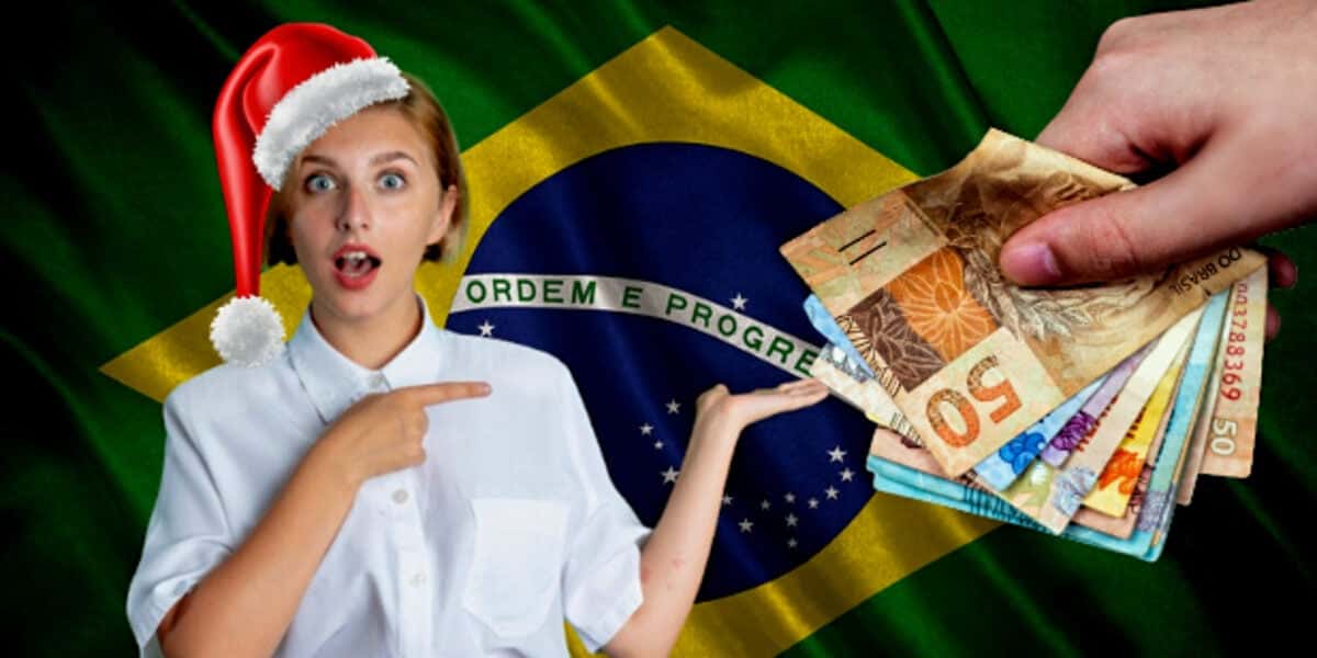 Novo abono natalino promete beneficiar milhares de brasileiros (Foto Reprodução/Montagem/Tv Foco)