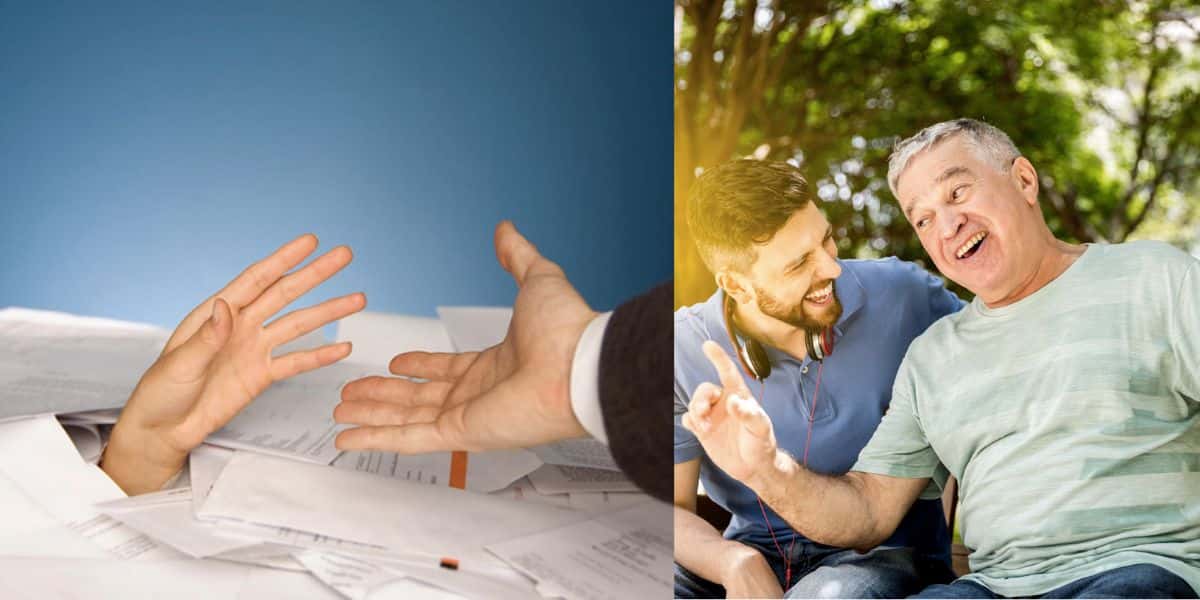 Dívidas, homem e senhor (Fotos: Reproduções / Internet)