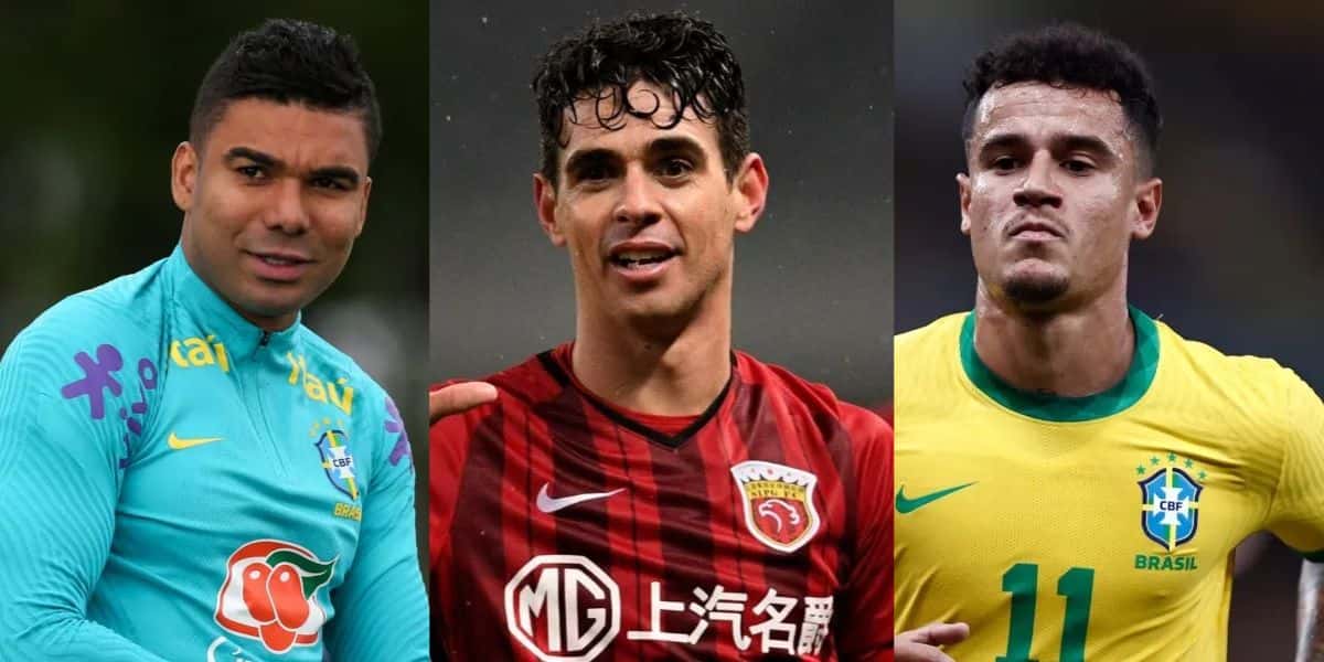 Contratação e volta triunfal ao Brasil: Bombas de Casemiro, Oscar, Coutinho e + deixam 5 gigantes em êxtase - (Montagem Tv Foco)