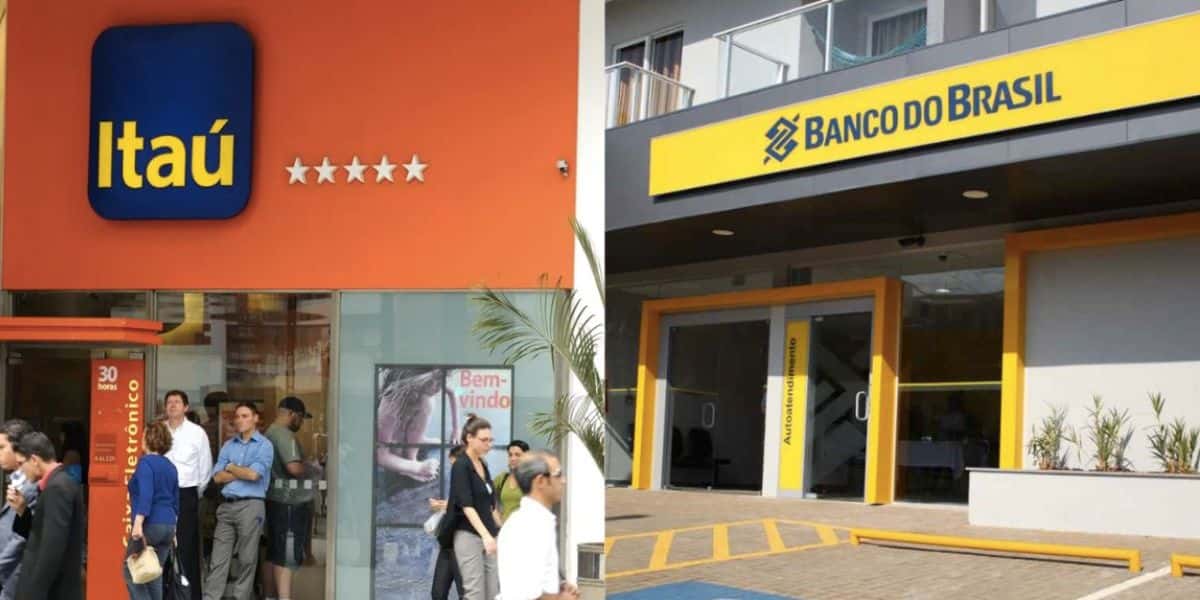 Itaú e Banco do Brasil (Fotos: Reproduções / Internet)