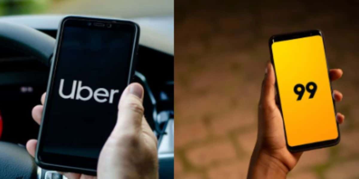 Uber e 99 - Foto: Reprodução