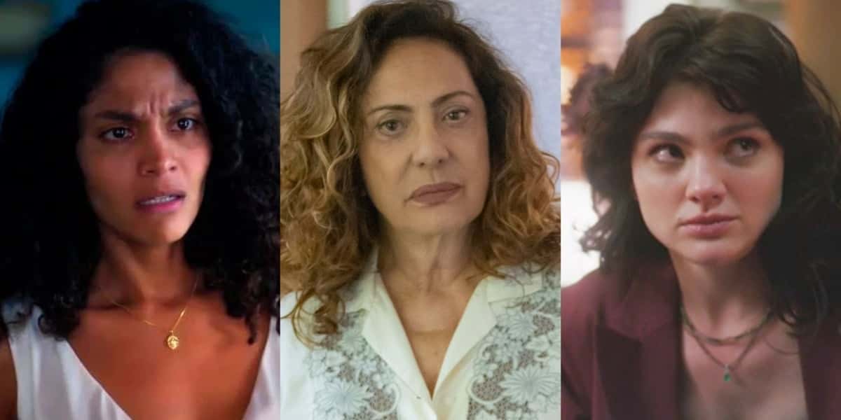 "Terra e Paixão" ainda terá emoções com Aline (Barbara Reis), Agatha (Eliane Giardini) e Petra (Débora Ozório) (Foto: Reprodução/TV Globo)