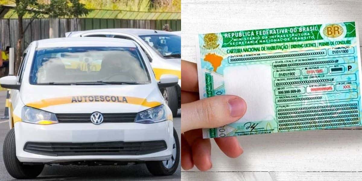 Autoescola e CNH com grandes mudanças para 2023 (Reprodução: Montagem TV Foco)
