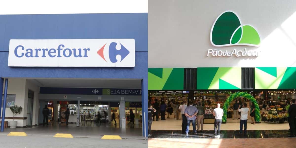 Carrefour se arma para comprar dono do Pão de Açúcar (Reprodução: Montagem TV Foco)