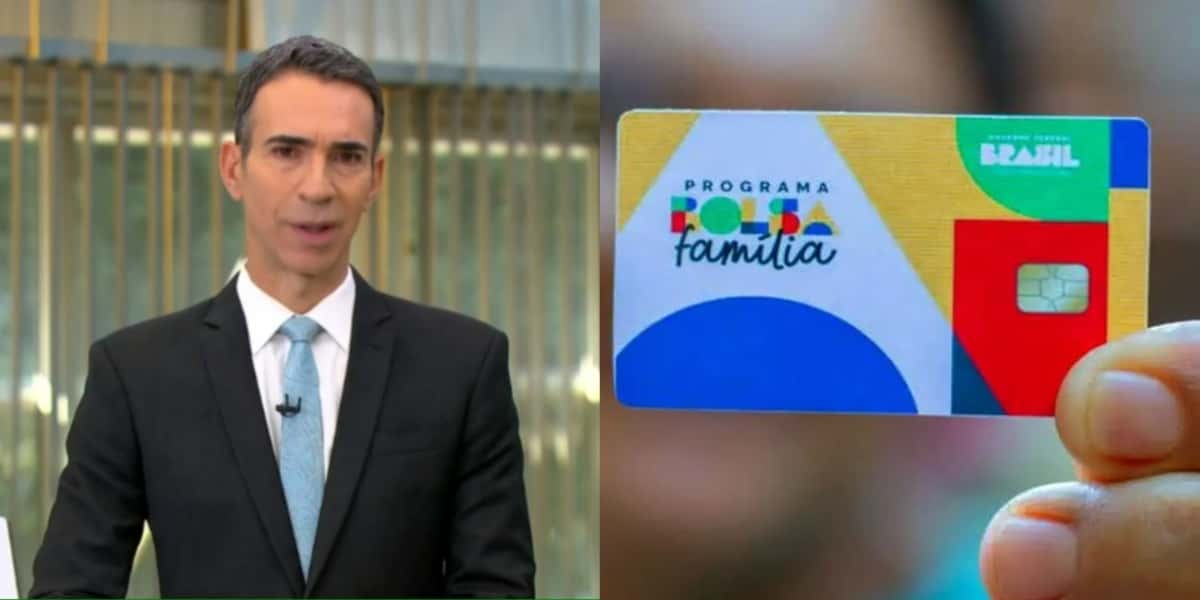 Cesar Tralli deu informação importante sobre o Bolsa Família (Foto: Reprodução/TV Globo/MDS)