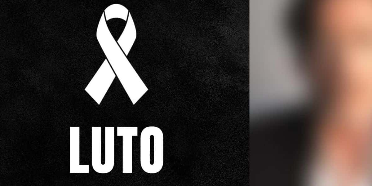 Imagem de luto e ator (Fotos: Reproduções / Canva / Internet)