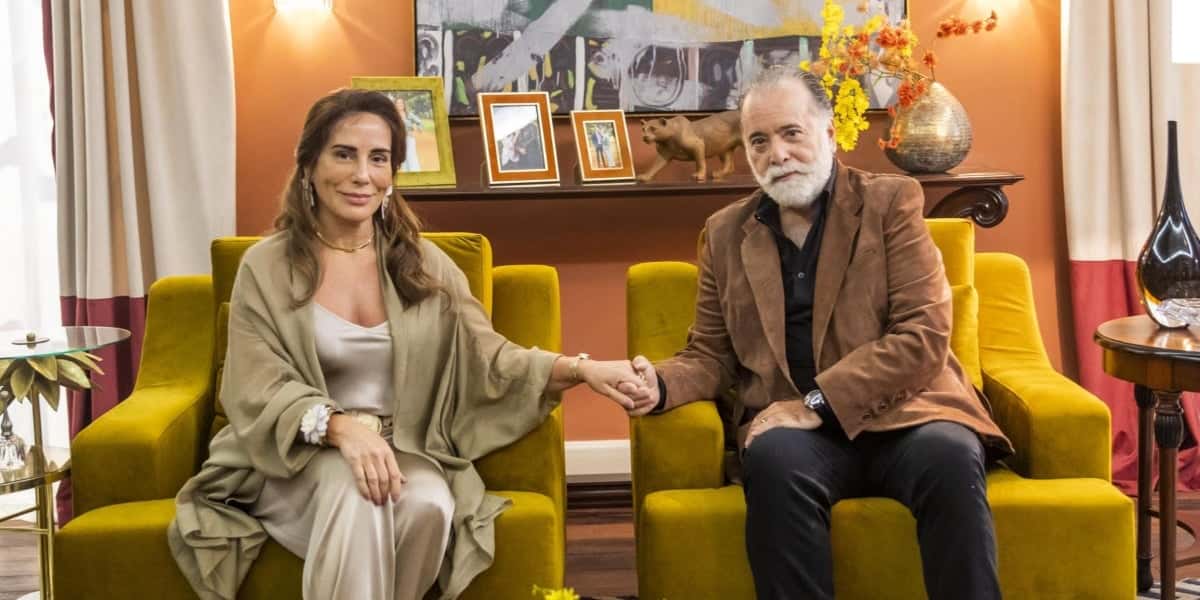 Irene (Gloria Pires) e Antônio (Tony Ramos) em "Terra e Paixão" (Foto: Divulgação/TV Globo)