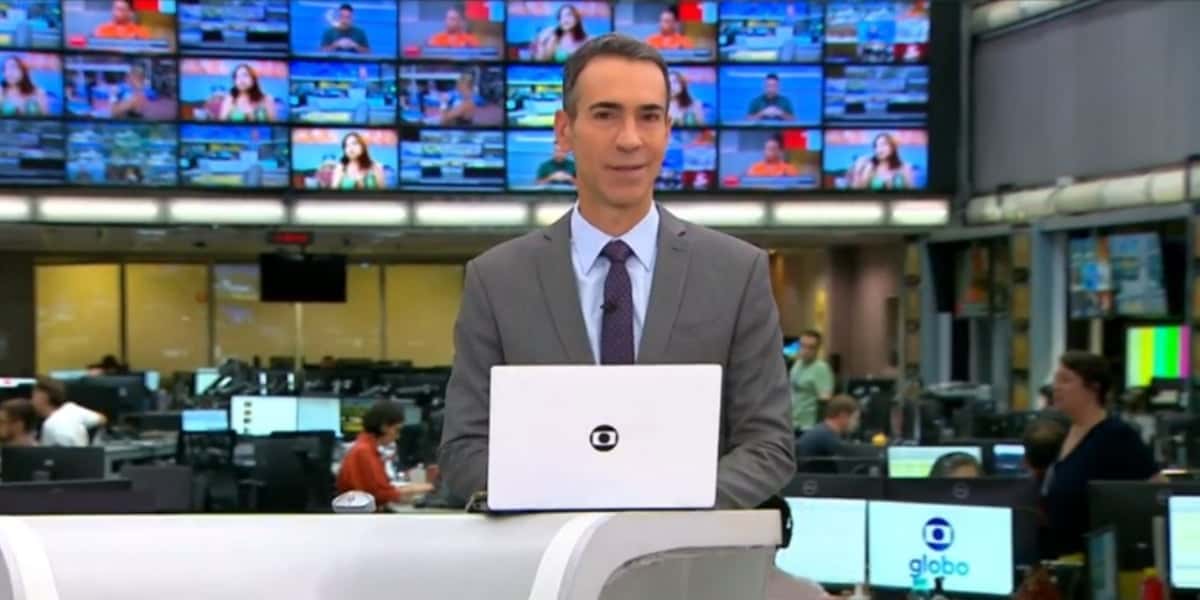 Cesar Tralli elevou audiência do "Jornal Hoje" (Foto: Reprodução/TV Globo)
