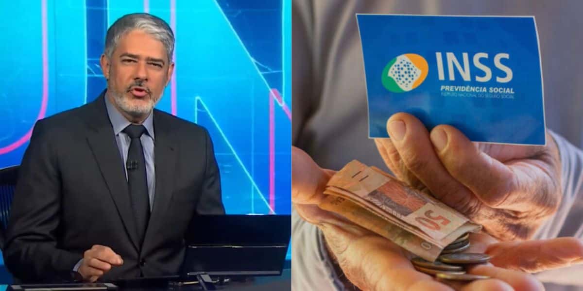 William Bonner deu notícia no Jornal Nacional (Foto: Montagem TV Foco)
