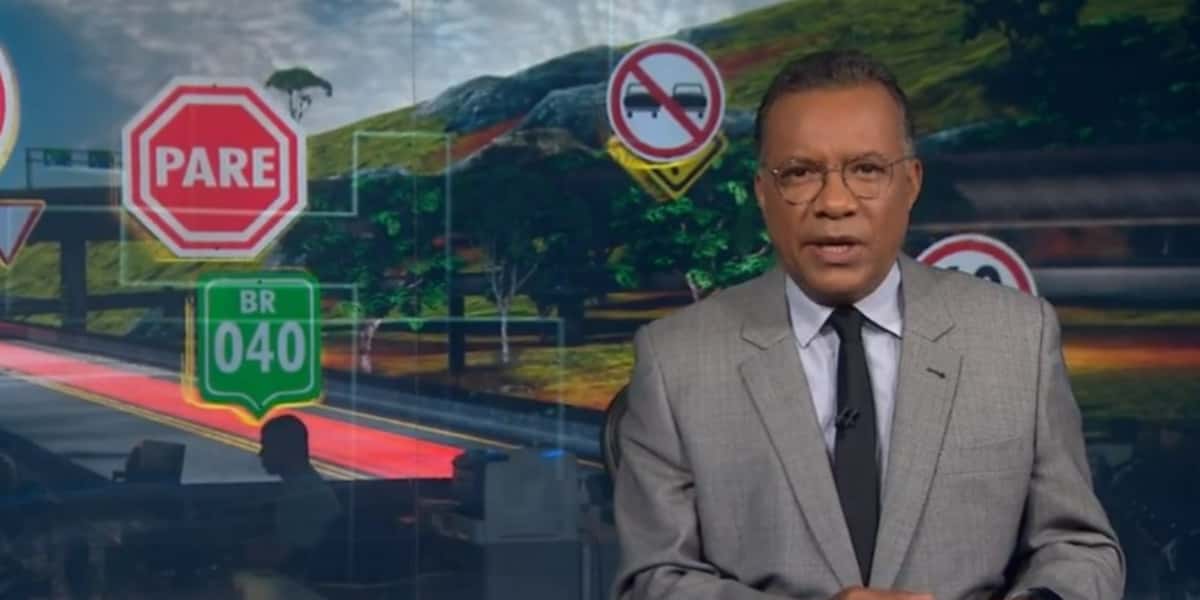Heraldo Pereira é substituto de William Bonner no "Jornal Nacional" (Foto: Reprodução/TV Globo)
