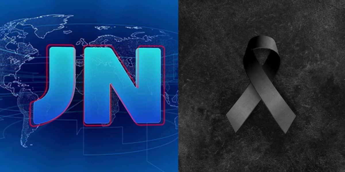 Luto de âncora do "JN" (Foto: Reprodução/TV Globo)