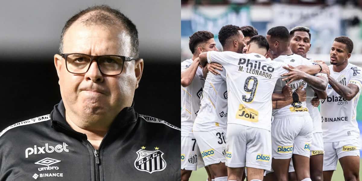 Marcelo Fernandes com os dias contados no Santos (Foto: Divulgação)
