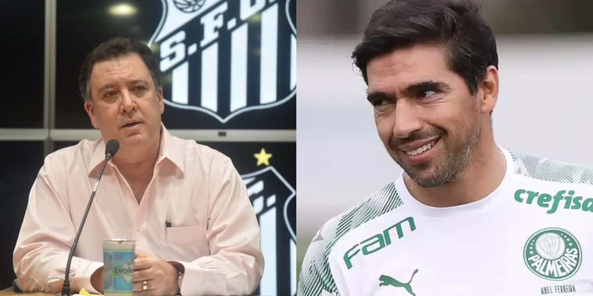 Marcelo Teixeira e Abel Ferreira (Foto: Reprodução/ Internet)