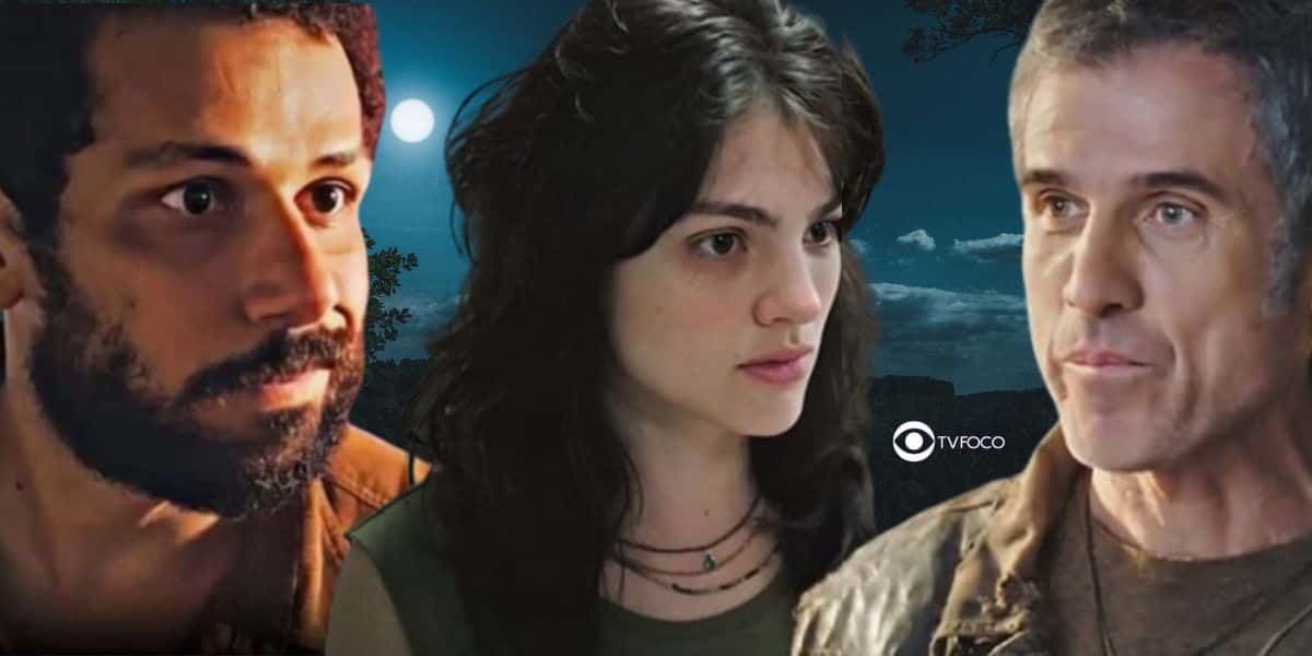 Ramiro, Petra e Dirceu em Terra e Paixão (Foto: Reprodução / Globo / Montagem TV Foco)