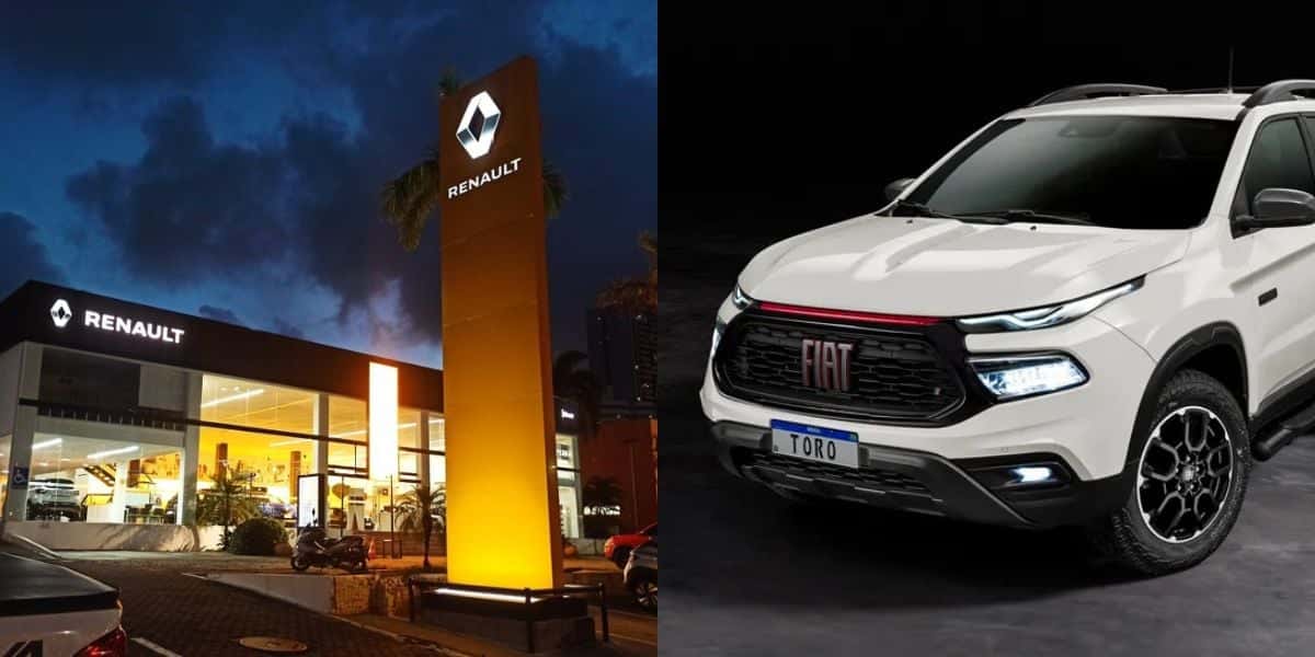 Renault se une para desbancar Fiat Toro (Reprodução: Montagem TV Foco)