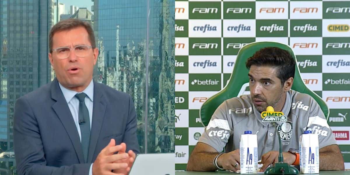 Rodrigo Bocardi comenta sobre fim exigido por Abel Ferreira (Reprodução: Montagem TV Foco)