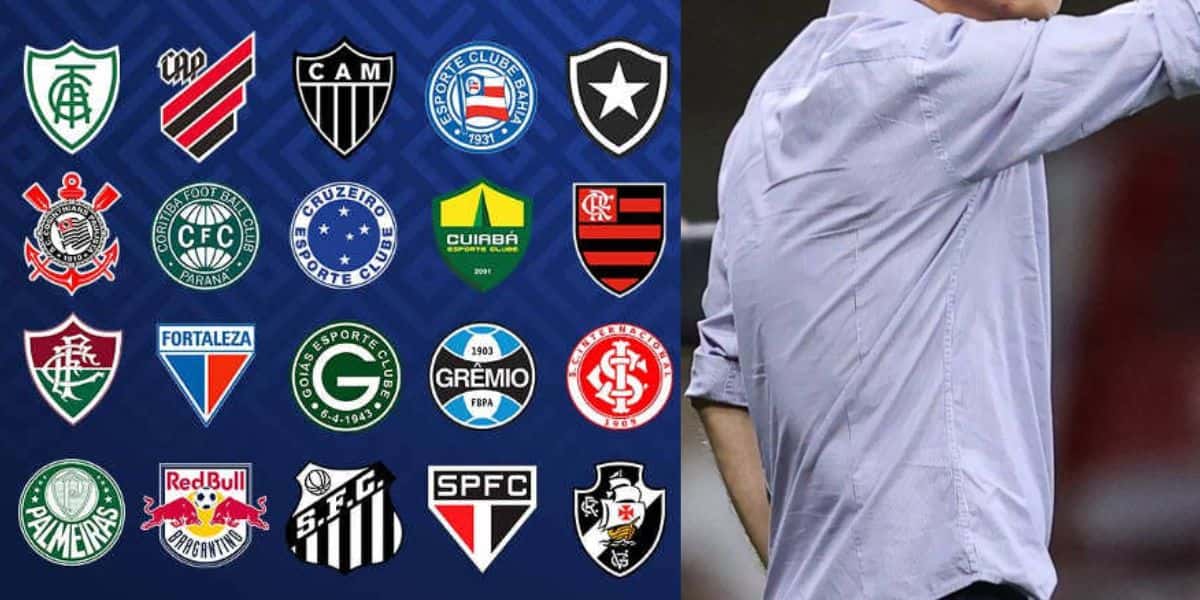 3 gigantes da série A dando adeus aos seus técnicos (Reprodução: Montagem TV Foco)