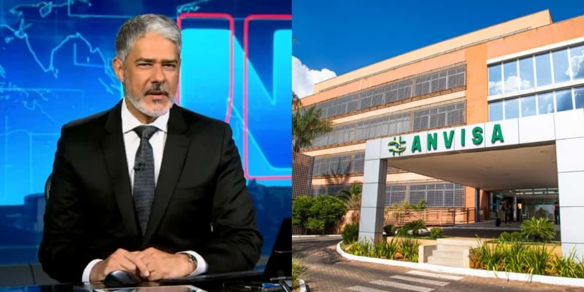 William Bonner deu notícia sobre proibição da Anvisa (Foto: Reprodução/TV Globo/Agência Brasil)