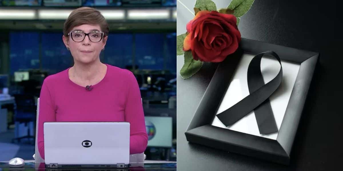 Morte de estrela da Globo e comunicado de luto de Lo Prete (Reprodução/Montagem TV Foco)