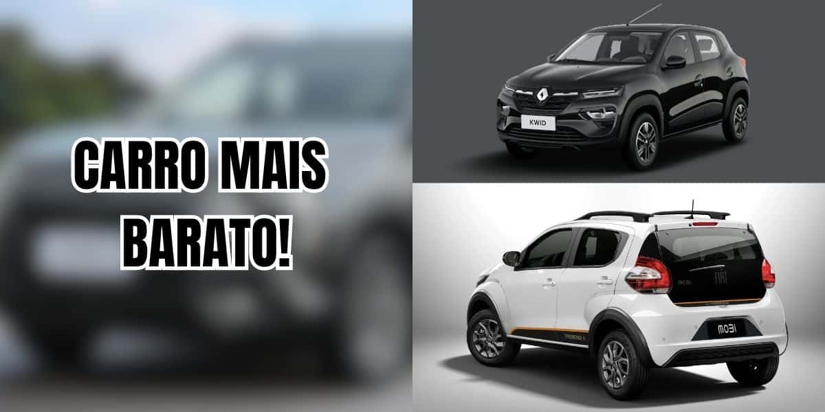 Rival aniquila com carro mais barato do BR (Reprodução/Montagem TV Foco)