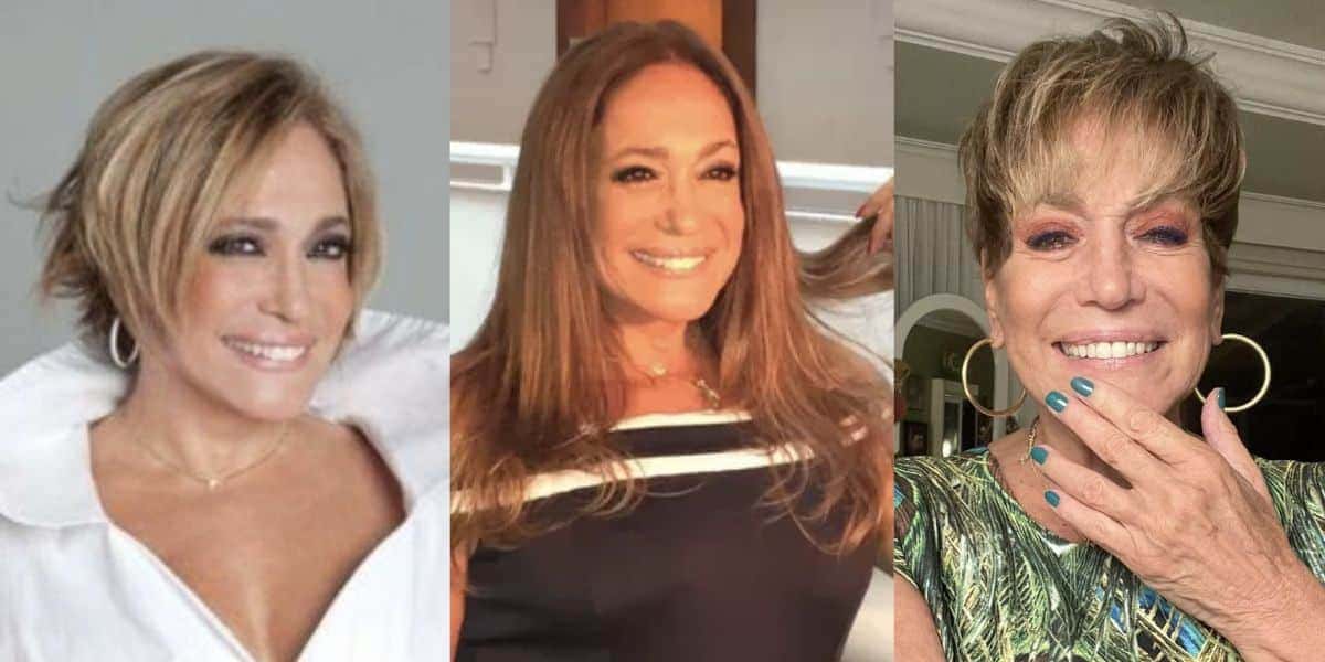 Cortes de cabelo para senhoras 60+ afinarem o rosto (Reprodução/Montagem TV Foco)