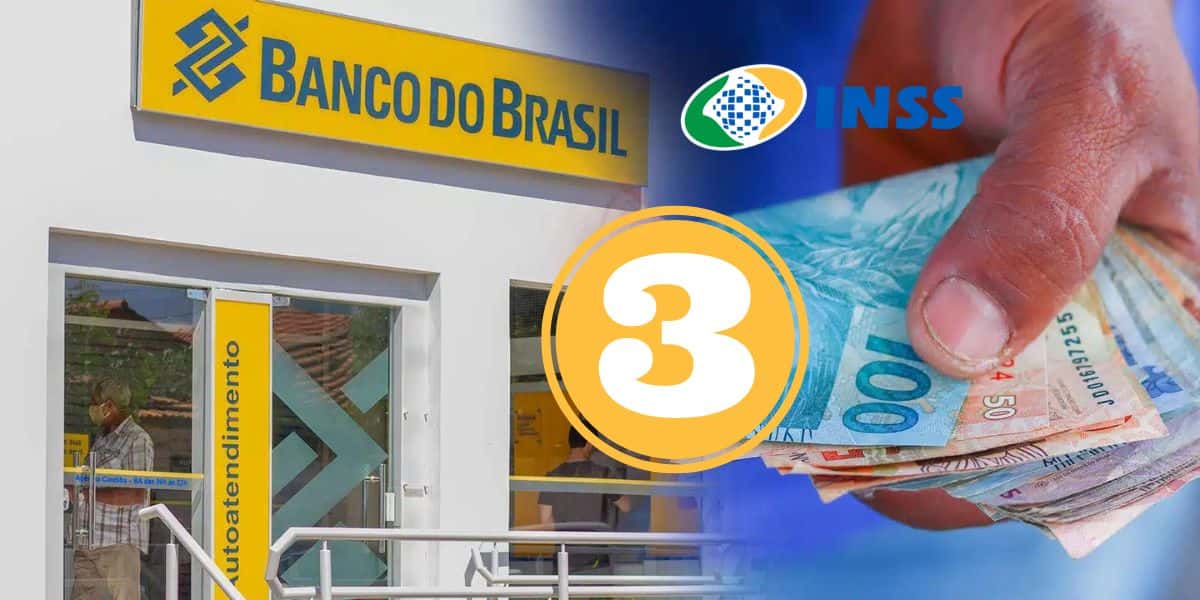 Fachada do Banco do Brasil e dinheiro na mão (Foto: Reprodução / Pronatec / Montagem TV Foco)