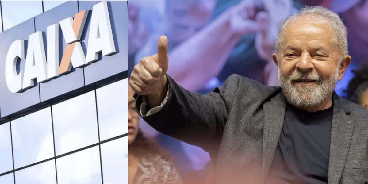 Agência da Caixa e Lula (Fotos: Reproduções / banco / Bruno Rocha / Estadão)