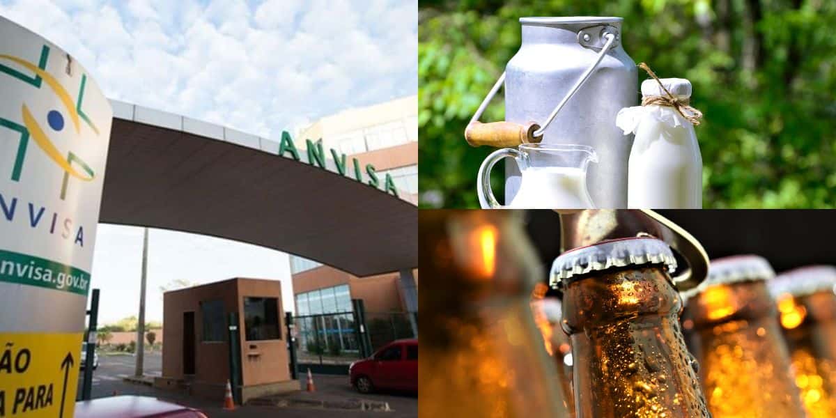 Anvisa, Leite e Cerveja (Reprodução - Internet)