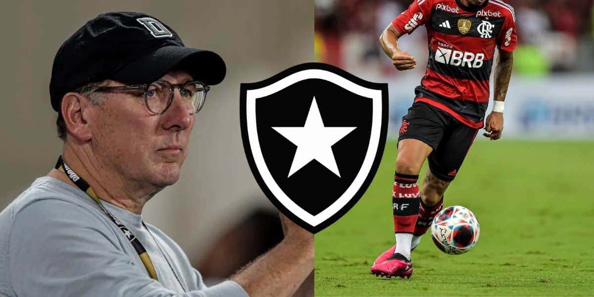 Chapéu histórico no Corinthians e no Fla: Botafogo chega para fechar com o jogador mais cobiçado do mercado - Montagem Tv Foco
