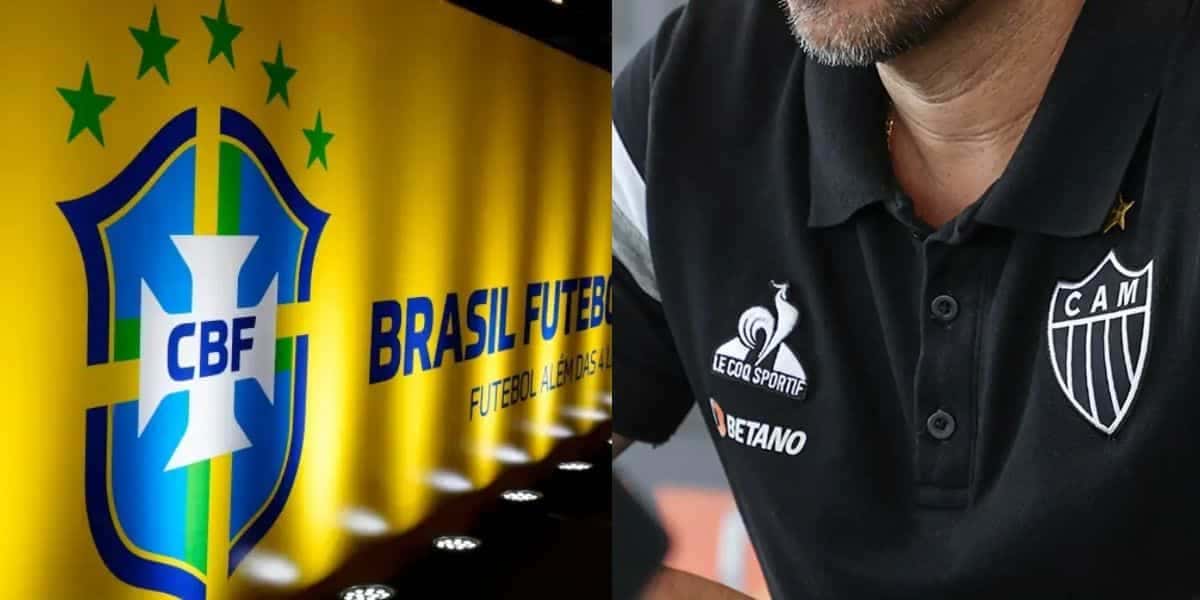 CBF e Rodrigo Caetano (Reprodução - Internet)