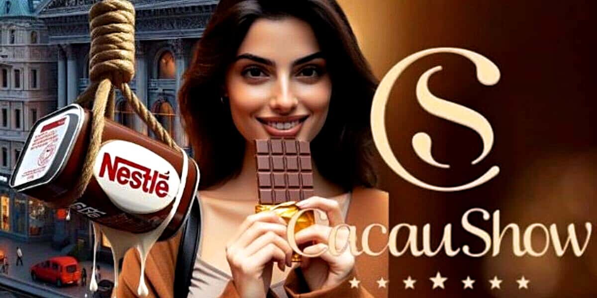 Cacau Show divulga negócios que promete aniquilar rivais como a Nestlé(Foto Reprodução/Montagem/Lennita/Tv Foco)
