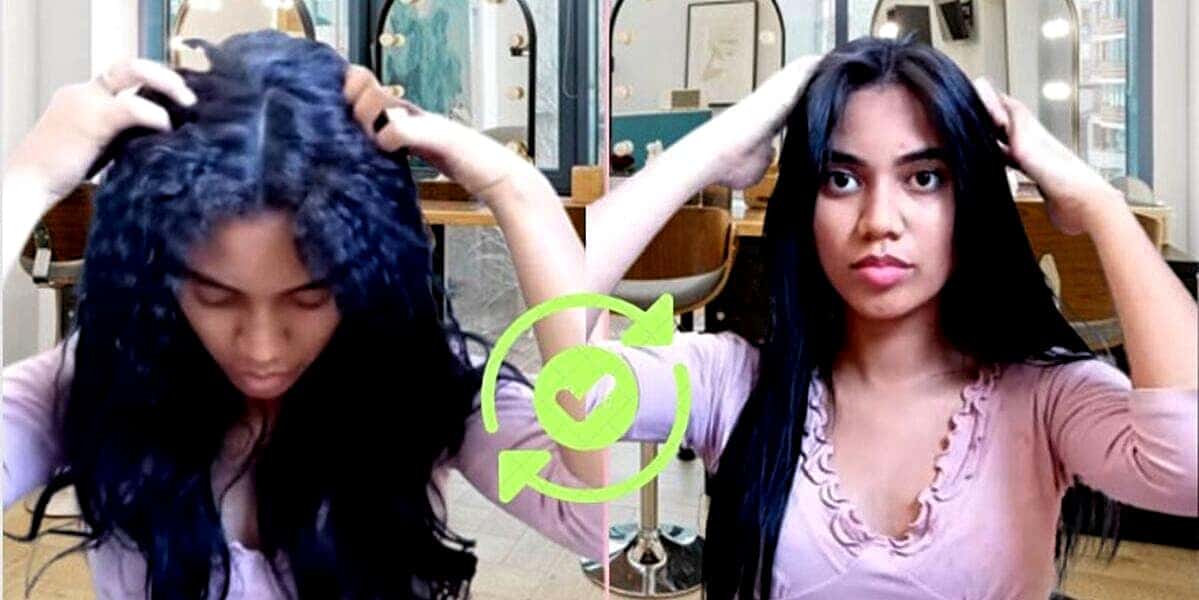 Progressiva caseira promete alisar raiz do cabelo em 15 minutos (Foto Reprodução/Montagem/Lennita/Tv Foco)