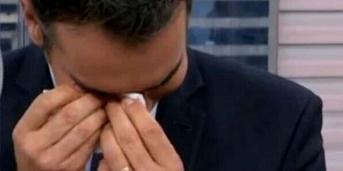César Tralli durante o SP1 (Foto: Reprodução / Globo)