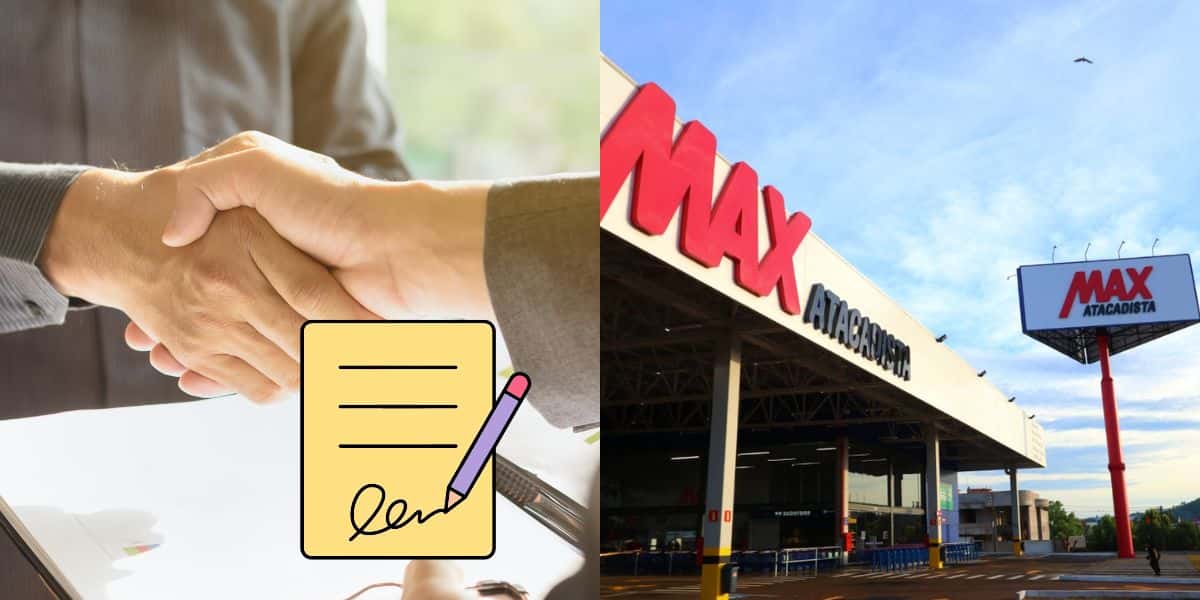 Contrato e Max Atacadista - (Reprodução Internet)