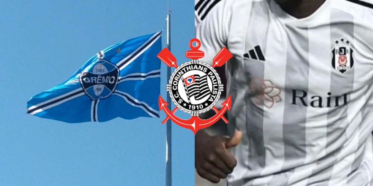 Reviravolta na madrugada: Camisa 9 tido como substituto de Suárez no Grêmio chega voando ao Corinthians - Montagem Tv Foco