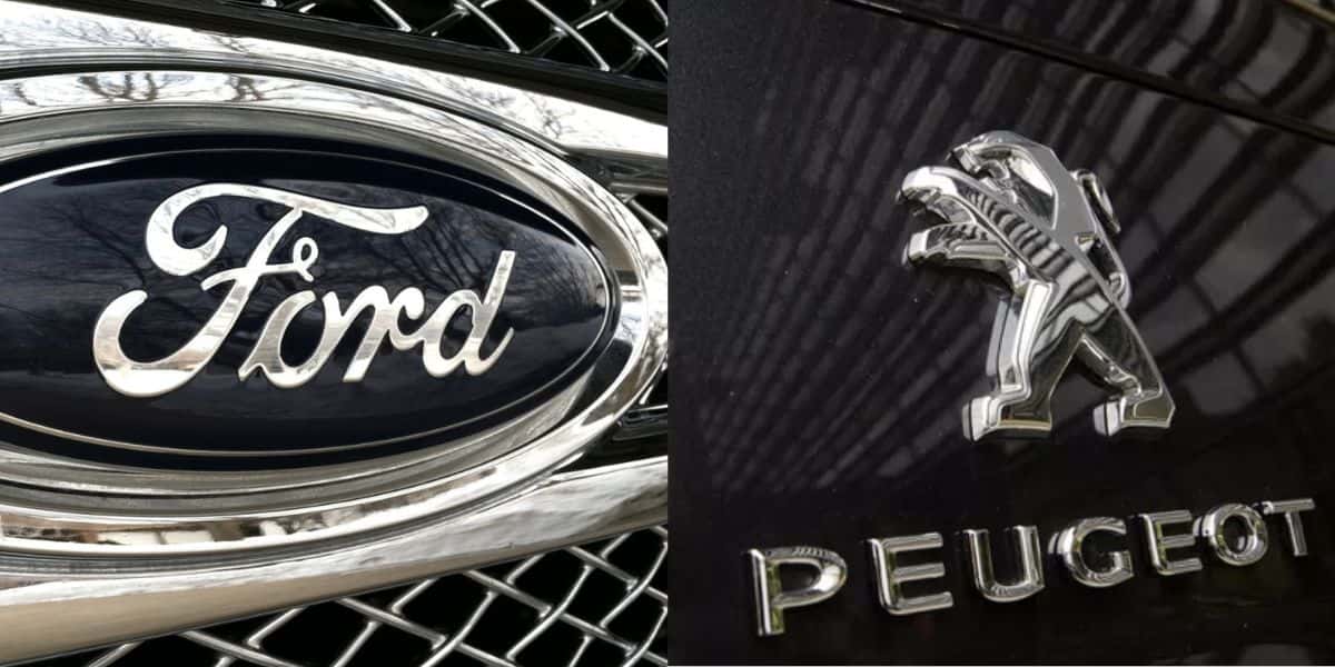 Ford e Peugeot (Fotos: Reproduções / Internet)