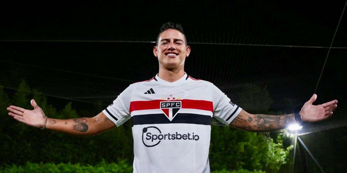 James Rodríguez, craque colombiano do São Paulo - Foto | Reprodução: Instagram São Paulo