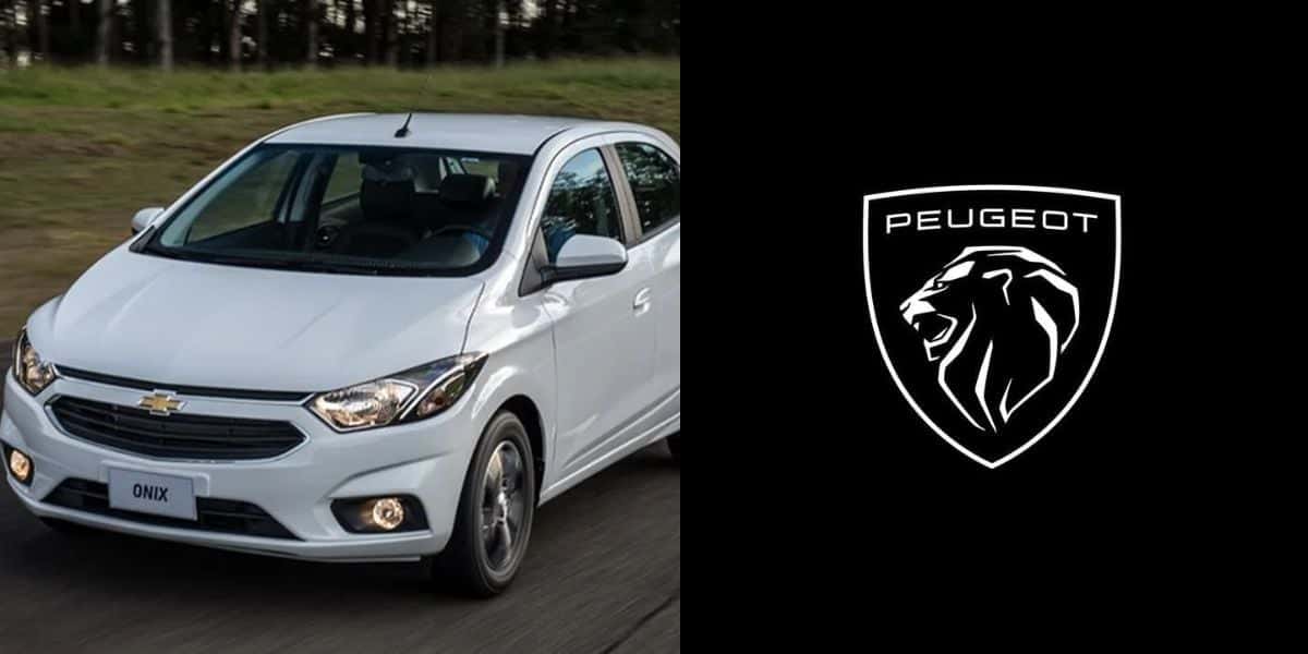 Ônix e Peugeot (Reprodução - Internet)