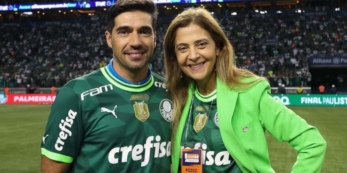 Leila Pereira e Abel Ferreira - (Foto: Reprodução / Internet)