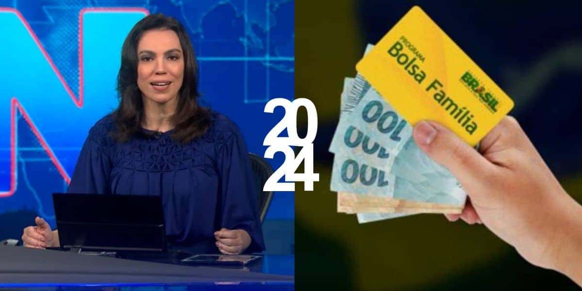 Ana Paula Araújo no JN e Bolsa Família (Foto: Reprodução / Globo / Pronatec)