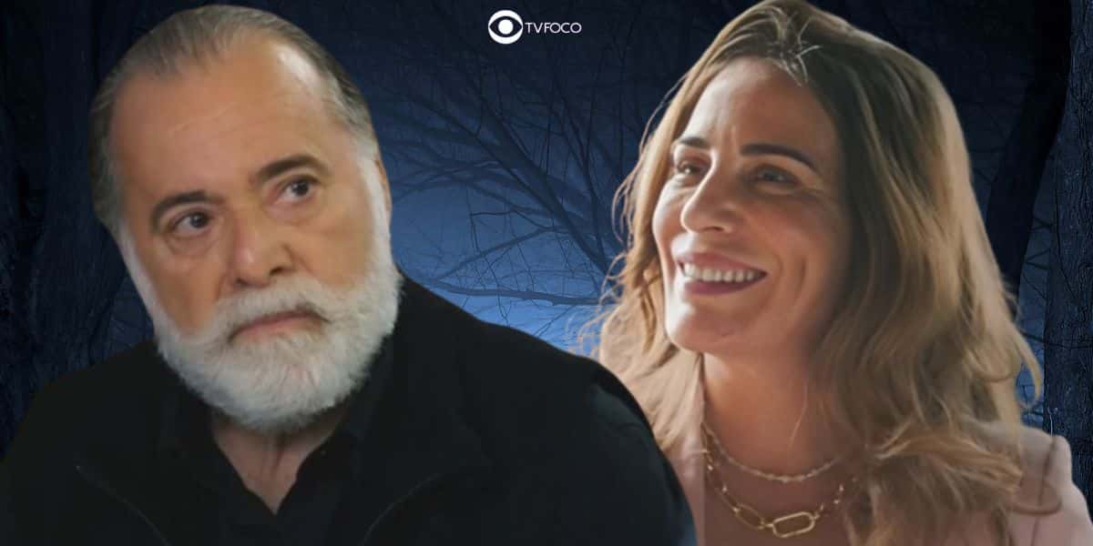 Antônio e Irene em Terra e Paixão (Foto: Reprodução / Globo / Montagem TV Foco)