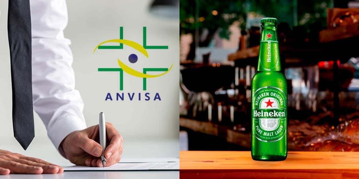 Proibição da Anvisa para bebida rival da Heineken (Reprodução: Montagem TV Foco)