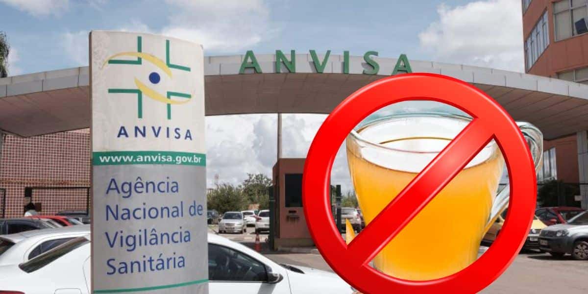 Anvisa - Bebida (Reprodução: Montagem TV Foco)